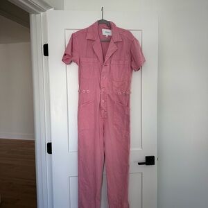 Pistola Grover Jumpsuit Flamingo Pink Short Sleeve Size medium